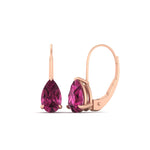 Load image into Gallery viewer, pear-shape-4-carat-pink-sapphire-lever-back-studs-earring-in-rose-gold-FDEAR9225PEGSADRPI-4.00CT-NL-RG
