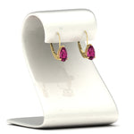 Load image into Gallery viewer, pear-shape-4-carat-pink-sapphire-lever-back-studs-earring-in-yellow-gold-FDEAR9225PEGSADRPI-4.00CT-NL-YG
