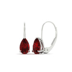 Load image into Gallery viewer, pear-shape-4-carat-ruby-lever-back-studs-earring-in-white-gold-FDEAR9225PEGRUDR-4.00CT-NL-WG
