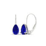 Load image into Gallery viewer, pear-shape-4-carat-sapphire-lever-back-studs-earring-in-white-gold-FDEAR9225PEGSABL-4.00CT-NL-WG
