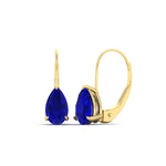 Load image into Gallery viewer, pear-shape-4-carat-sapphire-lever-back-studs-earring-in-yellow-gold-FDEAR9225PEGSABL-4.00CT-NL-YG
