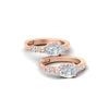 Load image into Gallery viewer, pear-shape-diamond-huggie-earrings-in-rose-gold-fdear11703angle4-nl-rg.jpg