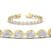 Load image into Gallery viewer, pear-shape-east-west-diamond-bracelet-for-women-in-yellow-gold-FDBRCPE10581ANGLE2-11.00CT-NL-YG.jpg?v=1776855760