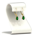 Load image into Gallery viewer, pear-shape-emerald-2-carat-lever-back-drop-stud-earrings-in-yellow-gold-FDEAR11236PEGEMGR-2.00CT-YG.jpg
