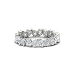 Load image into Gallery viewer, Pear Shape Slant 3 Carat Eternity Wedding Band