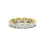 Load image into Gallery viewer, Pear Shape Slant 3 Carat Eternity Wedding Band