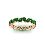 Load image into Gallery viewer, Pear Shape Slant 3 Carat Eternity Wedding Band