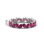 Load image into Gallery viewer, Pear Shape Slant 3 Carat Eternity Wedding Band