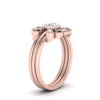 Load image into Gallery viewer, pear-shape-solitaire-stacked-diamond-rings-with-black-diamond-in-FD9724ROGBLACKANGLE3-NL-RG