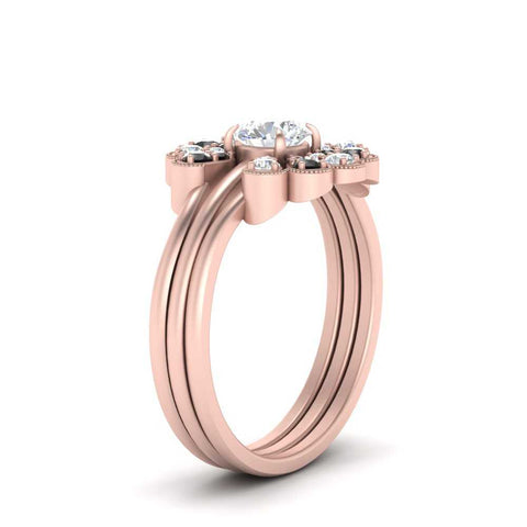 pear-shape-solitaire-stacked-diamond-rings-with-black-diamond-in-FD9724ROGBLACKANGLE3-NL-RG