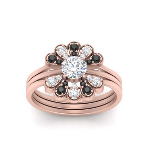 pear-shape-solitaire-stacked-diamond-rings-with-black-diamond-in-FD9724ROGBLACKANGLE3-NL-RG