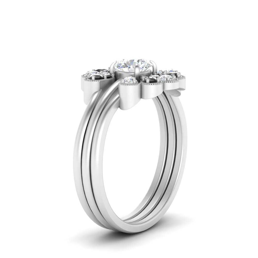 pear-shape-solitaire-stacked-diamond-rings-with-black-diamond-in-FD9724ROGBLACKANGLE3-NL-WG