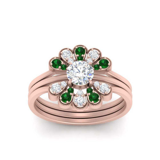 pear-shape-solitaire-stacked-diamond-rings-with-emerald-in-FD9724ROGEMGRANGLE3-NL-RG