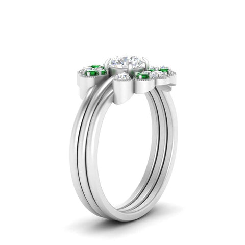 pear-shape-solitaire-stacked-diamond-rings-with-emerald-in-FD9724ROGEMGRANGLE3-NL-WG