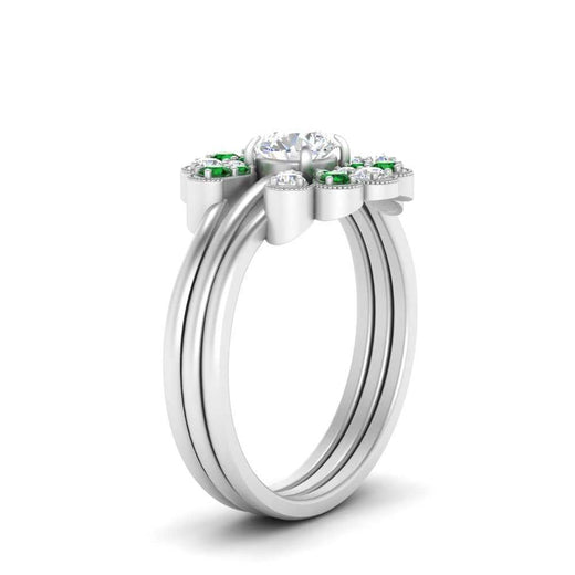 pear-shape-solitaire-stacked-diamond-rings-with-emerald-in-FD9724ROGEMGRANGLE3-NL-WG