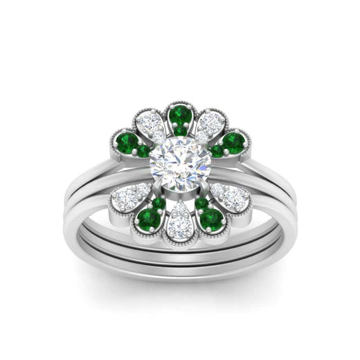 pear-shape-solitaire-stacked-diamond-rings-with-emerald-in-FD9724ROGEMGRANGLE3-NL-WG