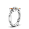 Load image into Gallery viewer, pear-shape-solitaire-stacked-diamond-rings-with-orange-sapphire-in-FD9724ROGSAORANGLE3-NL-WG