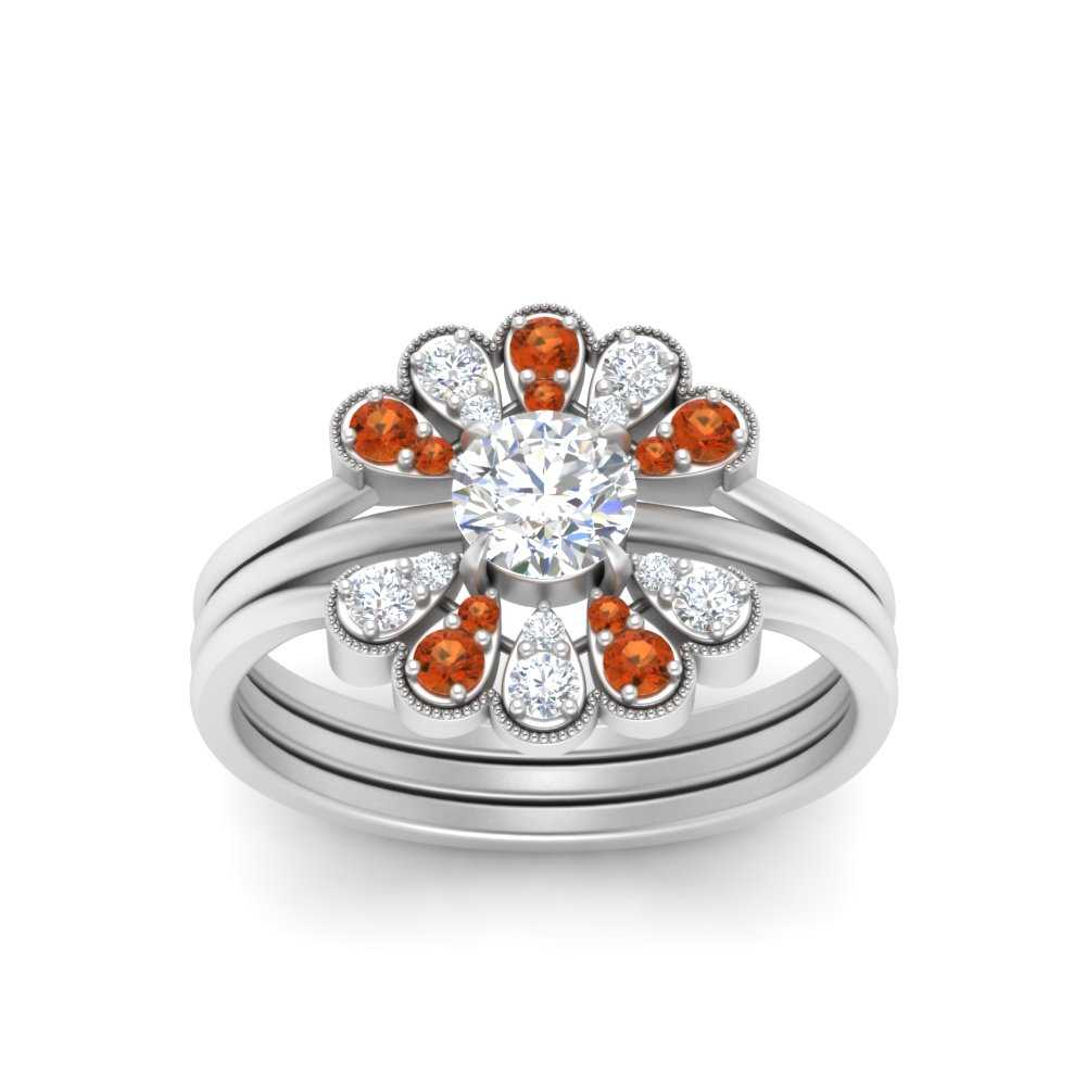 pear-shape-solitaire-stacked-diamond-rings-with-orange-sapphire-in-FD9724ROGSAORANGLE3-NL-WG