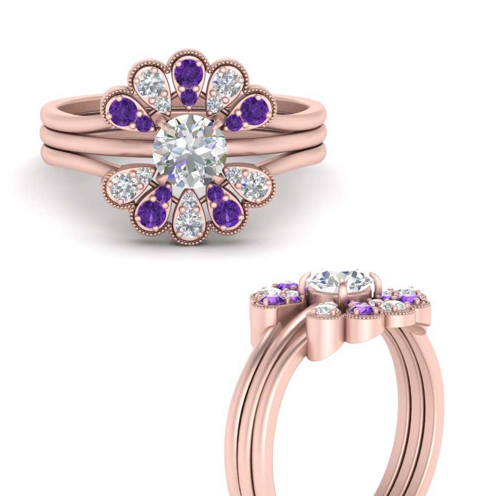 pear-shape-solitaire-stacked-diamond-rings-with-purple-topaz-in-FD9724ROGVITOANGLE3-NL-RG