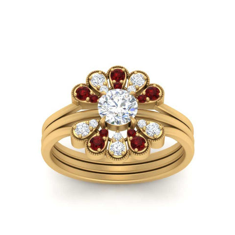 pear-shape-solitaire-stacked-diamond-rings-with-ruby-in-FD9724ROGRUDRANGLE3-NL-YG