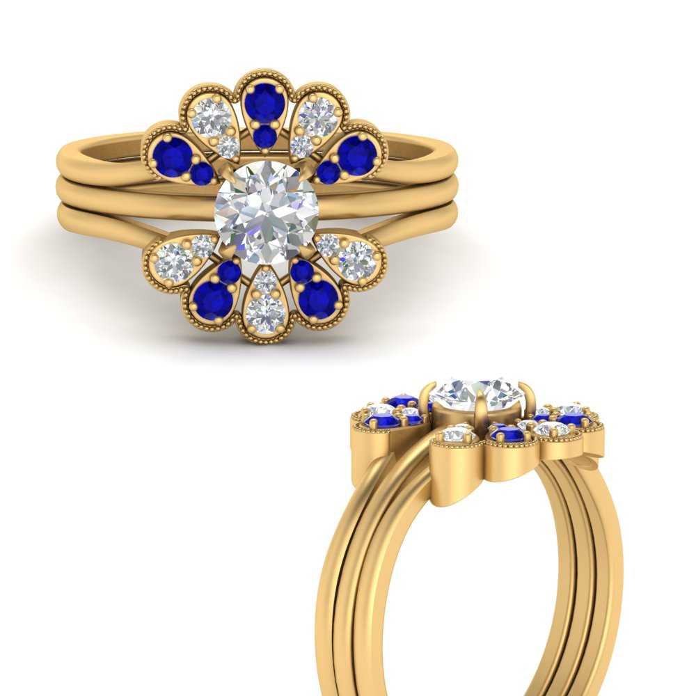 pear-shape-solitaire-stacked-diamond-rings-with-sapphire-in-FD9724ROGSABLANGLE3-NL-YG