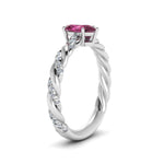 Load image into Gallery viewer, pear-shape-twisted-pink-sapphire-engagement-ring-in-white-gold-FD9127PERGPS-NL-WG-GS.jpg
