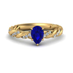 Load image into Gallery viewer, pear-shape-twisted-sapphire-engagement-ring-in-yellow-gold-FD9127PERGBS-NL-YG-GS.jpg
