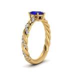 Load image into Gallery viewer, pear-shape-twisted-sapphire-engagement-ring-in-yellow-gold-FD9127PERGBS-NL-YG-GS.jpg
