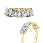 Load image into Gallery viewer, pear-shaped-7-stone-wedding-band-for-women-in-yellow-gold-fdwb8008peangle3-2.00ct-nl-yg.jpg