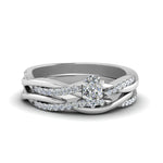 Load image into Gallery viewer, pear-shaped-Infinity-twist-diamond-matching-bridal-set-in-950-Platinum-FD8253PE-NL-WG
