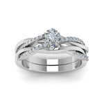 Load image into Gallery viewer, pear-shaped-Infinity-twist-diamond-matching-bridal-set-in-950-Platinum-FD8253PE-NL-WG
