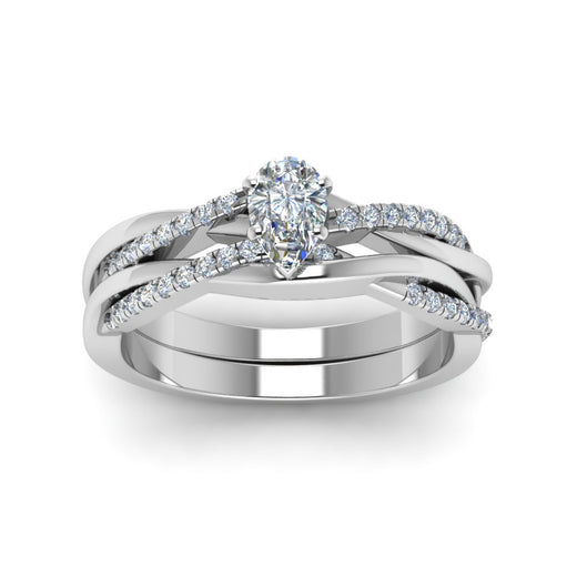 pear-shaped-Infinity-twist-diamond-matching-bridal-set-in-950-Platinum-FD8253PE-NL-WG