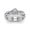 Load image into Gallery viewer, pear-shaped-Infinity-twist-diamond-matching-bridal-set-in-950-Platinum-FD8253PE-NL-WG