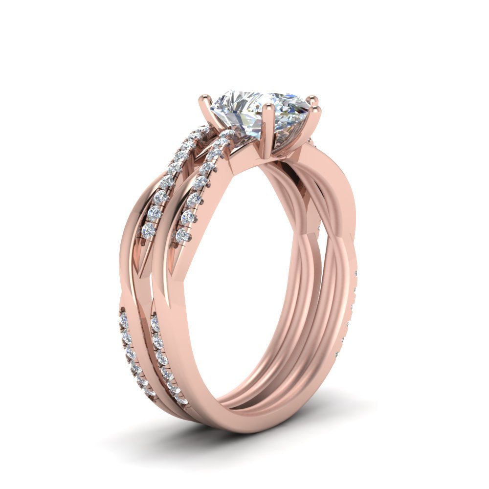 pear-shaped-Infinity-twist-diamond-matching-bridal-set-in-14K-rose-gold-FD8253PE-NL-RG
