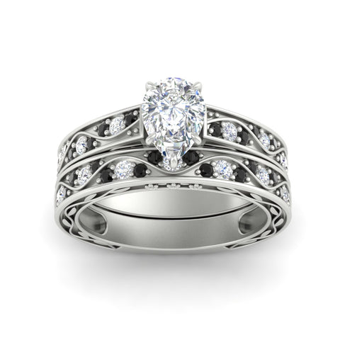 pear-shaped-antique-filigree-black-diamond-bridal-ring-set-in-white-gold-fdens3543pegblackangle5-nl-wg.jpg