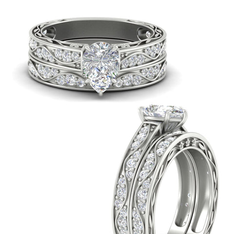 pear-shaped-antique-filigree-diamond-bridal-ring-set-in-white-gold-fdens3543peangle3-nl-wg.jpg