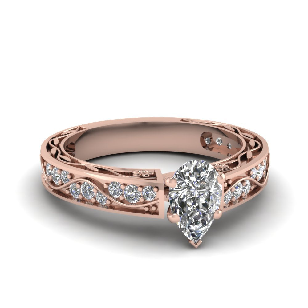 pear-shaped-antique-filigree-diamond-ring-in-14K-rose-gold-FDENS3543PER-NL-RG