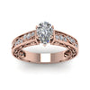 Load image into Gallery viewer, pear-shaped-antique-filigree-diamond-ring-in-14K-rose-gold-FDENS3543PERANGLE5-NL-RG_5de71af4-1a1e-46fc-b5b6-afde62e7f6d5