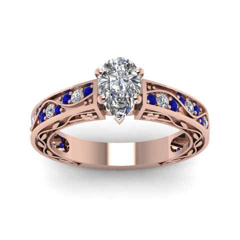 pear-shaped-antique-filigree-diamond-ring-with-blue-sapphire-in-14K-rose-gold-FDENS3543PERGSABLANGLE5-NL-RG