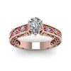 Load image into Gallery viewer, pear-shaped-antique-filigree-diamond-ring-with-pink-sapphire-in-14K-rose-gold-FDENS3543PERGSADRPIANGLE5-NL-RG_e5fe7c14-7076-48d5-a89e-f6edeba2f06b