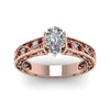 Load image into Gallery viewer, pear-shaped-antique-filigree-diamond-ring-with-ruby-in-14K-rose-gold-FDENS3543PERGRUDRANGLE5-NL-RG_371b0910-fe13-4d98-bc2f-81e55c313d93