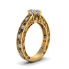 Load image into Gallery viewer, pear-shaped-antique-filigree-ring-with-black-diamond-in-14K-yellow-gold-FDENS3543PERGBLACKANGLE2-NL-YG_f4b9d0bc-b842-4452-a005-27b56bd49122