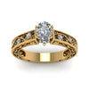 Load image into Gallery viewer, pear-shaped-antique-filigree-ring-with-black-diamond-in-14K-yellow-gold-FDENS3543PERGBLACKANGLE5-NL-YG_2eef1877-45bb-4937-9c5e-8f5cf495af7a