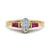 Load image into Gallery viewer, pear-shaped-bar-baguette-3-stone-pink-sapphire-engagement-ring-in-yellow-gold-FDENS100PERGSADRPI-NL-YG