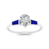 Load image into Gallery viewer, pear-shaped-bar-baguette-3-stone-sapphire-engagement-ring-in-white-gold-FDENS100PERGSABLANGLE5-NL-WG