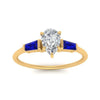 Load image into Gallery viewer, pear-shaped-bar-baguette-3-stone-sapphire-engagement-ring-in-yellow-gold-FDENS100PERGSABLANGLE5-NL-YG