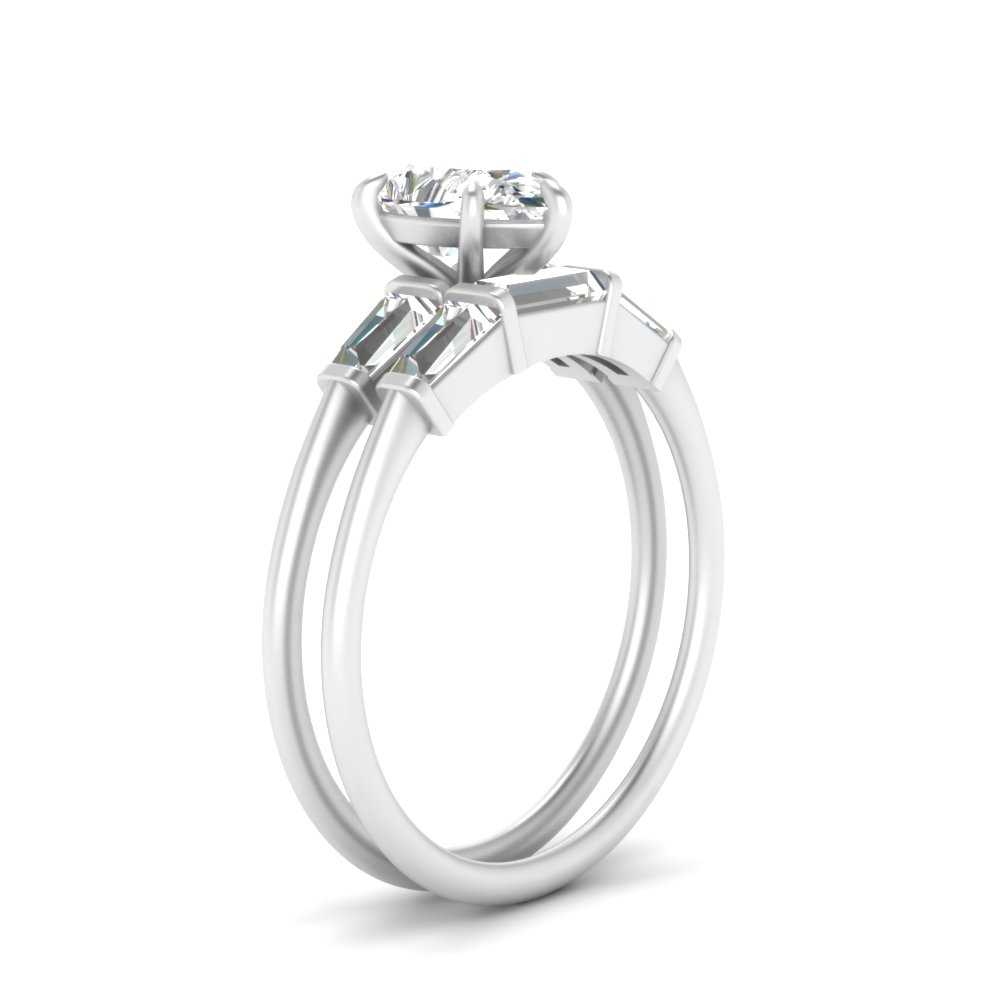 pear-shaped-bar-set-diamond-ring-with-matching-3-baguette-wedding-band-in-FDENS100PE-NL-WG