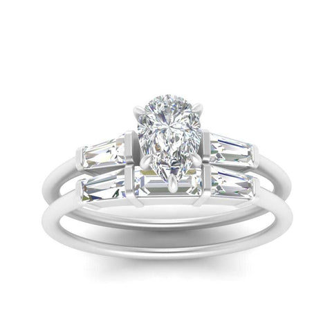 pear-shaped-bar-set-diamond-ring-with-matching-3-baguette-wedding-band-in-white-gold-FDENS100PEANGLE5-NL-WG