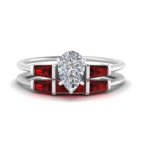 pear-shaped-bar-set-ruby-ring-with-matching-3-baguette-wedding-band-in-white-gold-FDENS100PEGRUDR-NL-WG