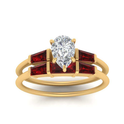 pear-shaped-bar-set-ruby-ring-with-matching-3-baguette-wedding-band-in-yellow-gold-FDENS100PEGRUDRANGLE5-NL-YG